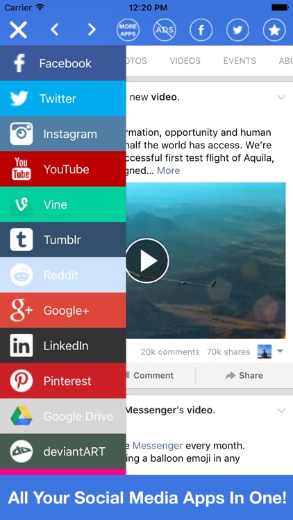 Social Media All In One - Includes All Your Faves!