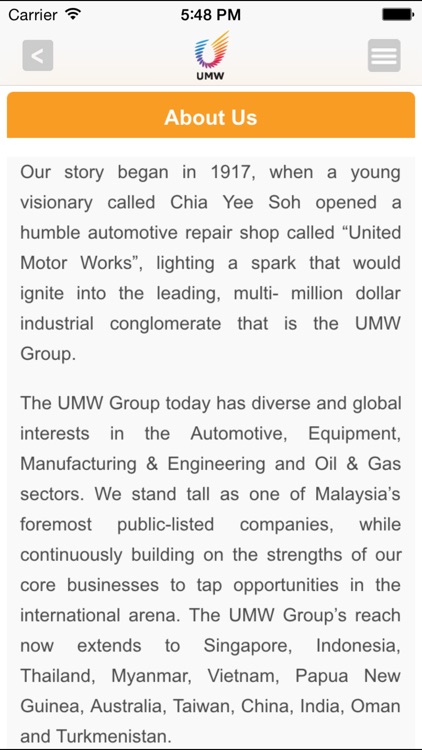 UMW Holdings Berhad Investor Relations screenshot-3