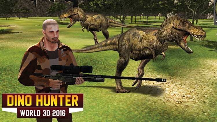 Dino Hunter Humans Attack World 3D