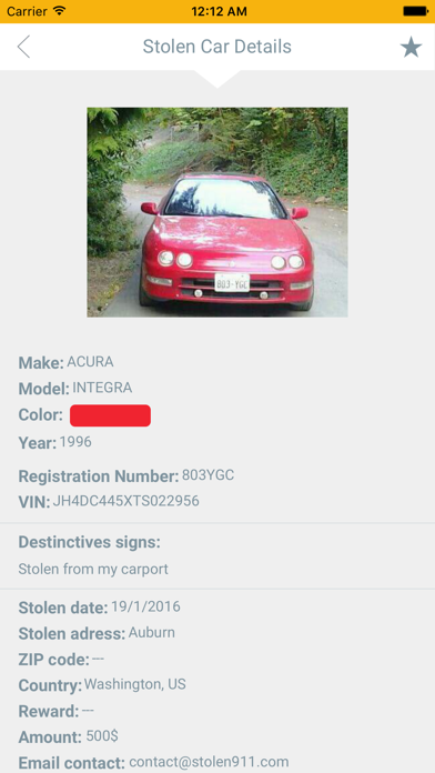 Stolen Car Checker Screenshot 1 - AppWisp.com Stolen Car Checker Screenshot 1 - AppWisp.com
