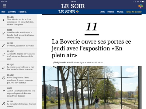 Le Soir – Actu et info screenshot 2