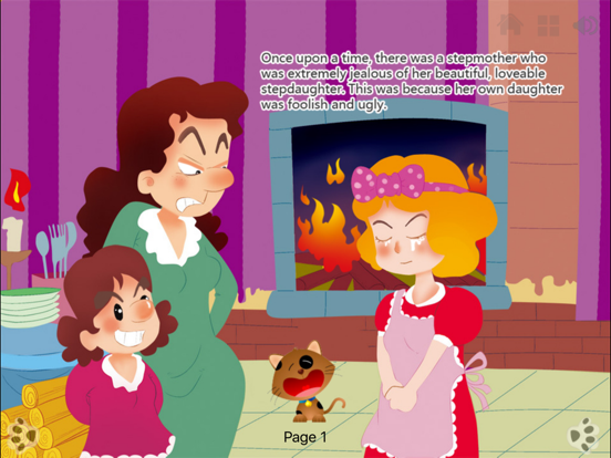 Little Men in the Wood - Fairy Tale iBigToy iPad screenshot 4 - Book app