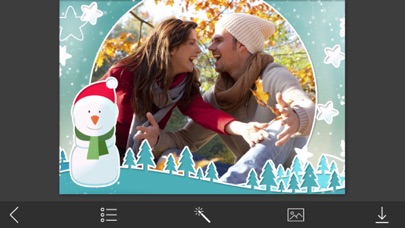 Holiday Xmas Photo Frame - Picture Editorのおすすめ画像3