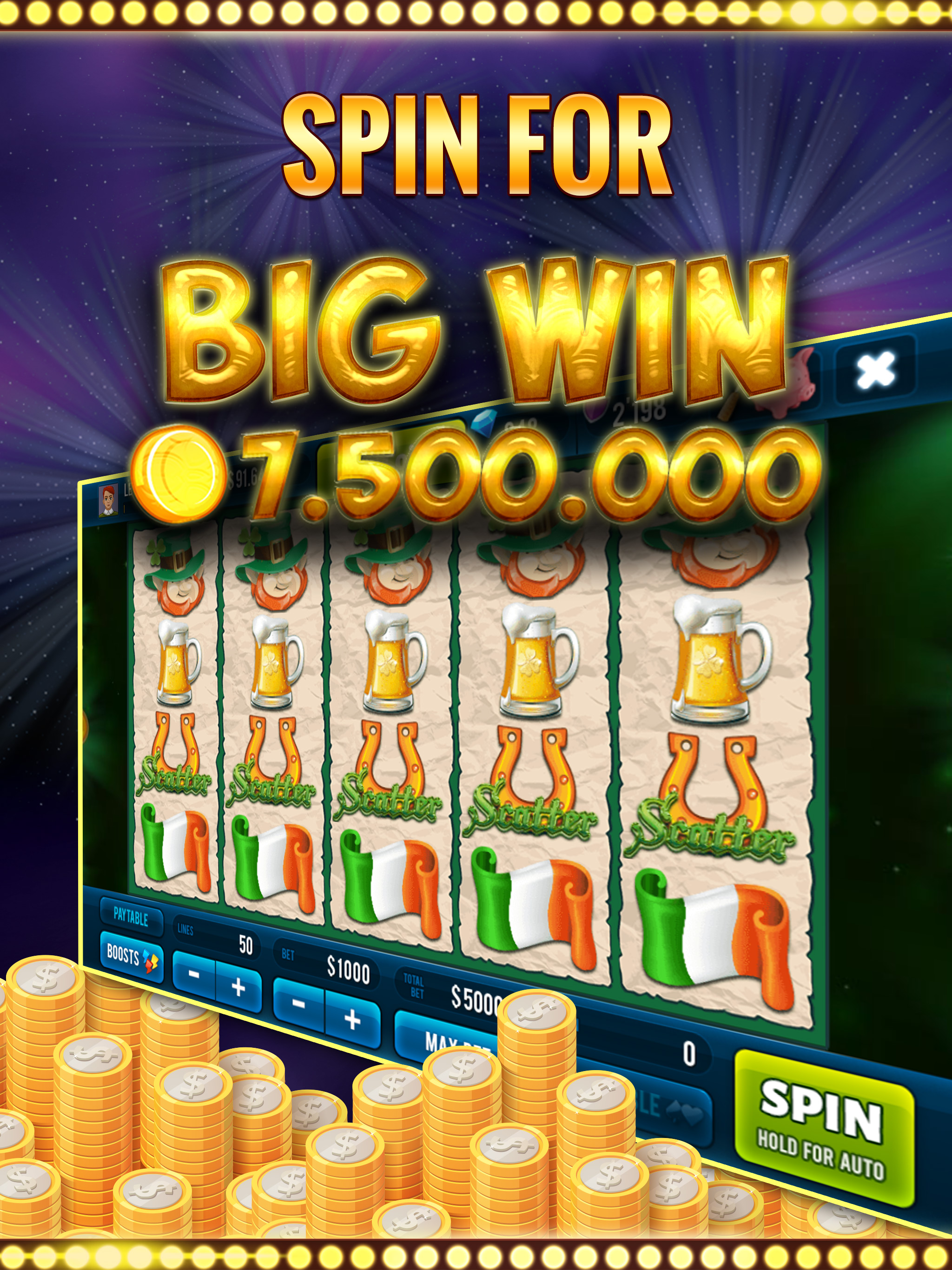 St.Patrick Slots with Jackpots screenshot 7
