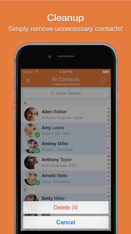 Cleaner - Remove Duplicate Contacts screenshot-4