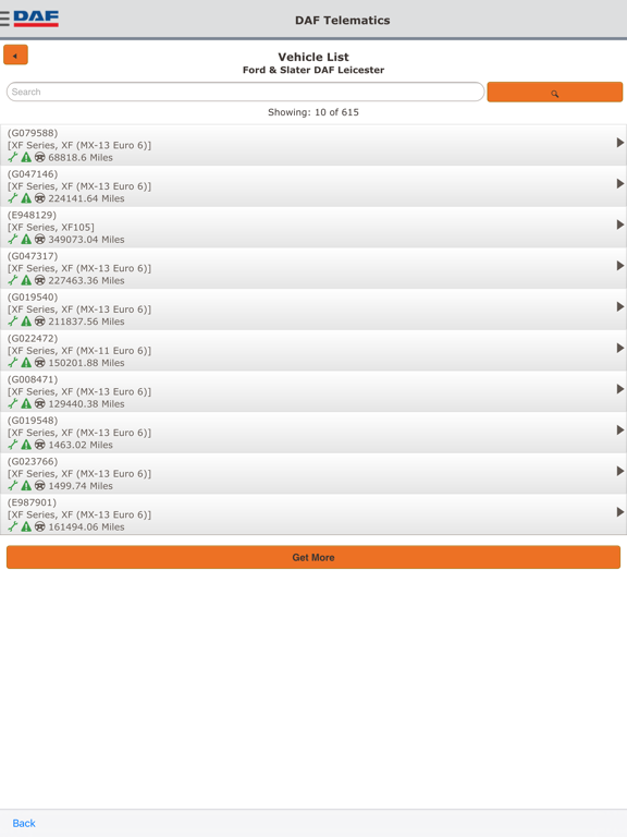 Screenshot #5 pour DAF Telematics Management