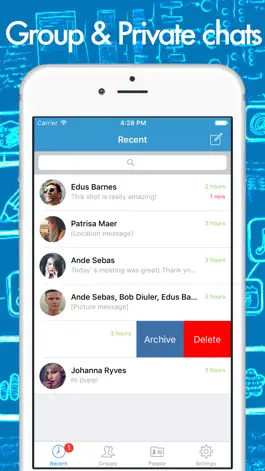 Game screenshot CHATeau - smart messenger with group chats mod apk