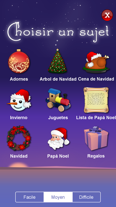 Screenshot #3 pour Noël - Recherche de Mot (Espagnol)