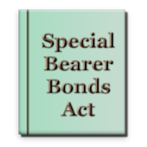 The Special Bearer Bonds Act 1981