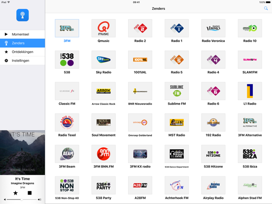 Radio Netherlands iPad app afbeelding 1