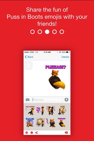 Puss In Boots Emoji screenshot 4