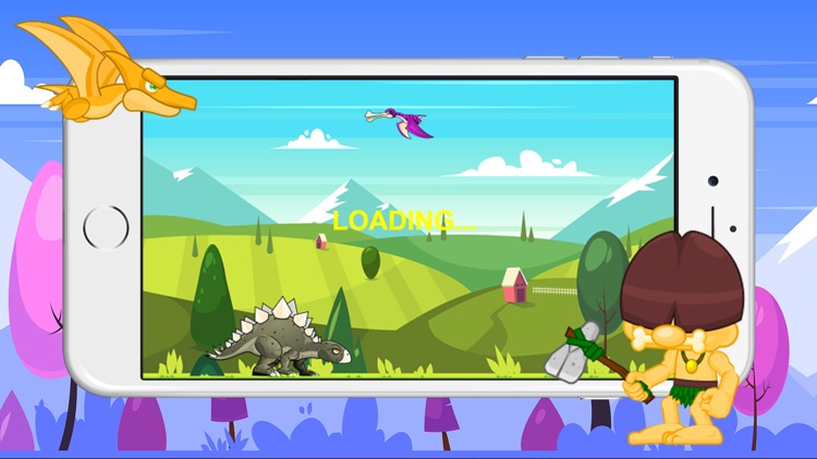 Games stegosaurus runner in park for kids