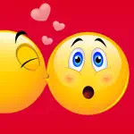 Adorable Couple Love Stickers App Cancel