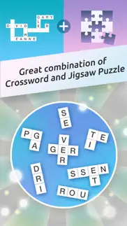 crossword jigsaw - word search and brain puzzle with friends iphone screenshot 1
