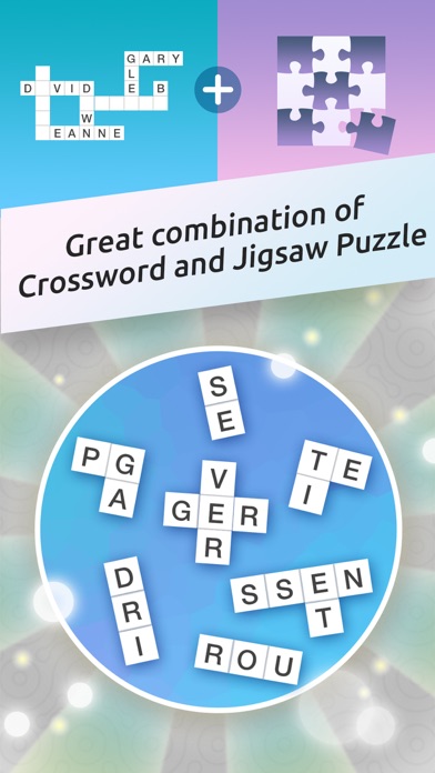 Crossword Jigsaw screenshot 1