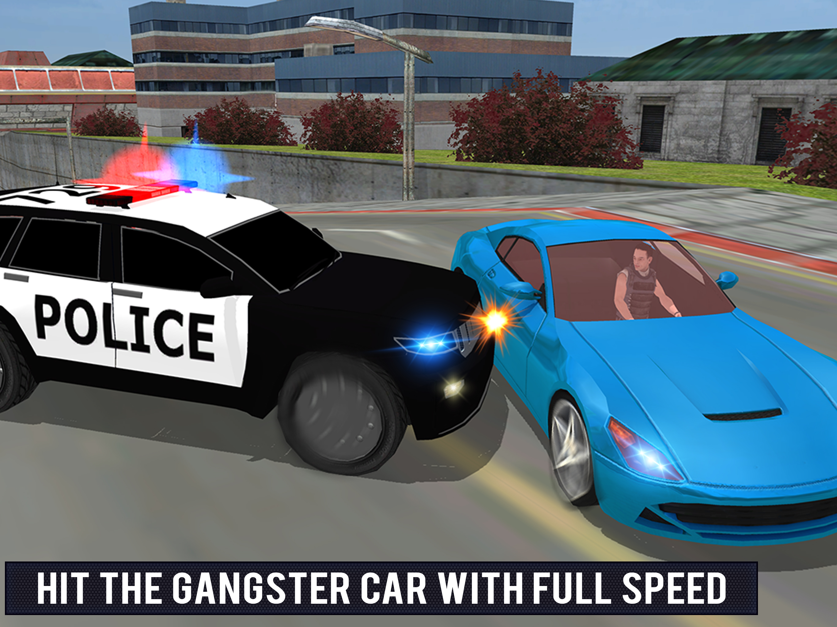 Police Car Gangster Escape Sim