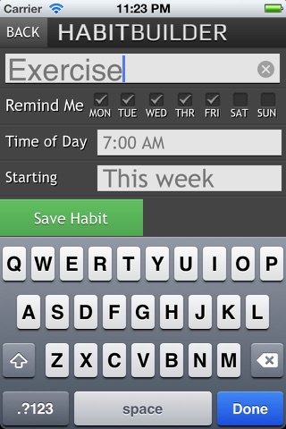 Habit Builder - Positive Habits screenshot 3