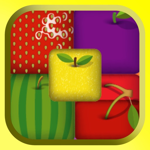 Swipe Fruit Cube Match Puzzle Game Free For Kids by Punika