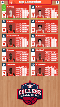 College BBALL Coach screenshot 3