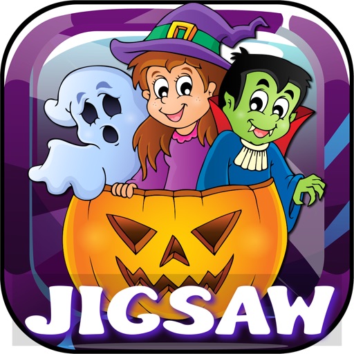 Halloween Jigsaw Puzzles Games For Kids & Toddlers icon