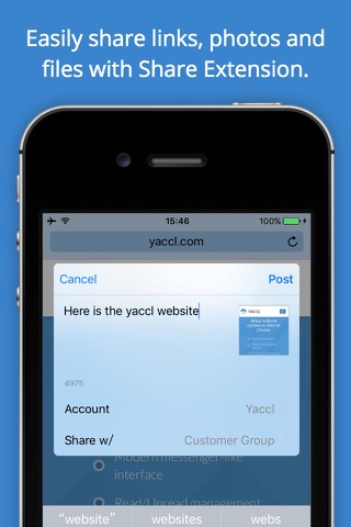 Yaccl ~Yet Another Chatter Client~ screenshot 3