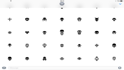 Skulls Stickers for iMessage Screenshot 3