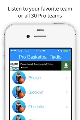 Game screenshot GameDay Pro Basketball Radio - Live Games, Scores, Highlights, News, Stats, and Schedules mod apk