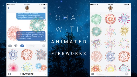 Animated Fireworks Sticker Appのおすすめ画像3