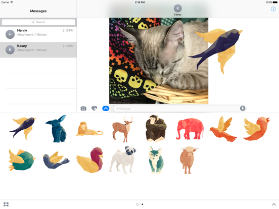 Screenshot #5 pour Autocollants animaux