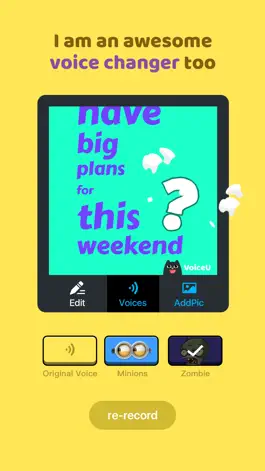Game screenshot VoiceU-Voice Changer for Snap apk
