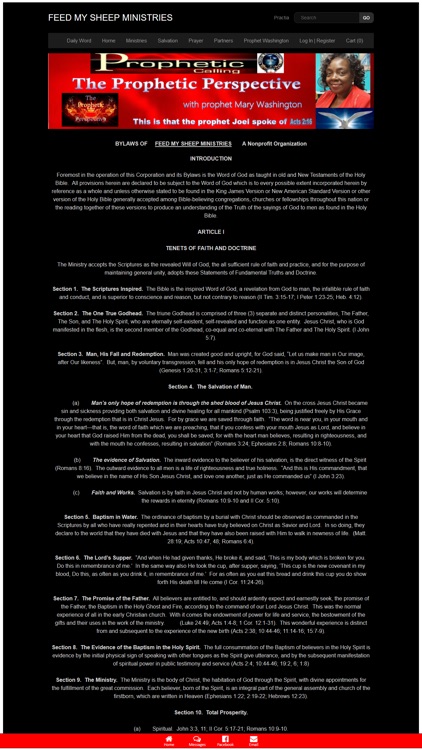 FEED MY SHEEP MINISTRIES