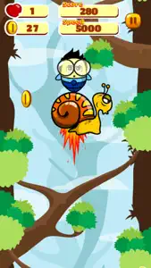 Egg Jump - Snail Doodle Special Fun Games For Free screenshot #2 for iPhone