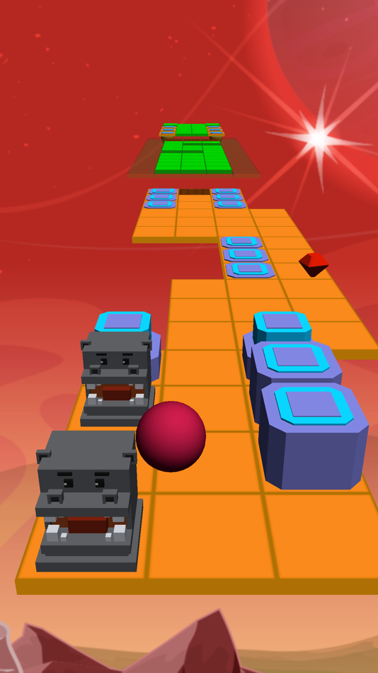 #1. Just Rolling Ball Falling Bouncing Free Game (iOS) 由: pisan kemthong