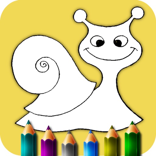 Coloring book for litle baby HD iOS App