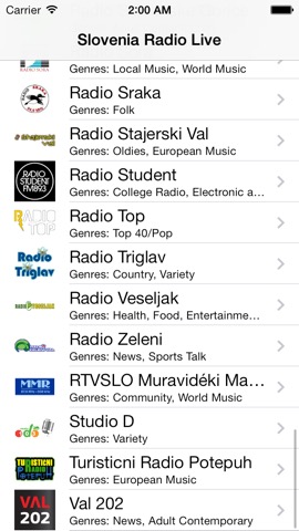 Slovenia Radio Live Player (Slovene or Slovenian / slovenski jezik or slovenščina / Slovenija)のおすすめ画像2