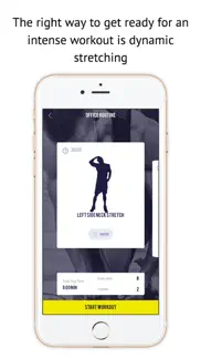 stretching & warm up routines iphone screenshot 3