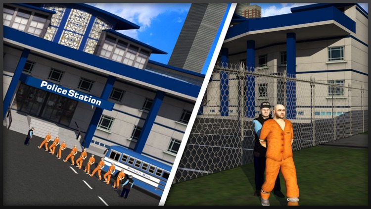 Police Prison Bus Driver Job 3D: Drive Coach & Transport Criminals to City Jail screenshot-3