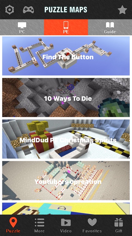 Pro Puzzle Maps Database for Minecraft PE Game