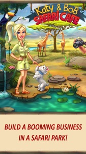 Katy & Bob: Our Safari Café screenshot #1 for iPhone