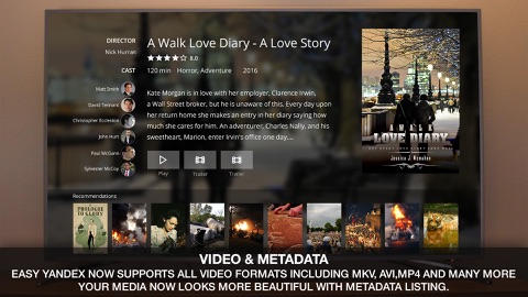 Screenshot #2 for EasyCloud for Yandex Disk - Your Cloud Media on TV