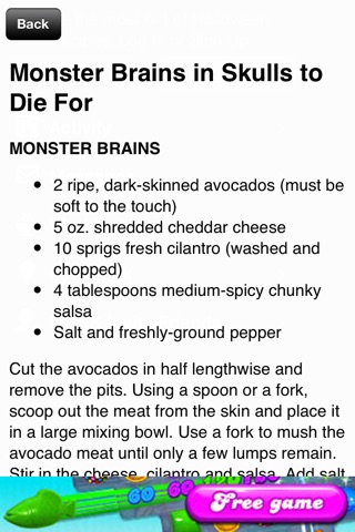 Creepy Halloween Recipes+ 2016 screenshot 3