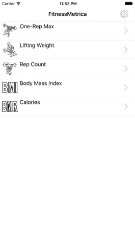 Game screenshot Fitness Metrica - power and dietary indicators apk