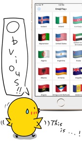Emoji Flags screenshot #2 for iPhone