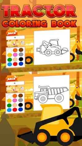 Game screenshot Tractor Coloring Kids Game apk