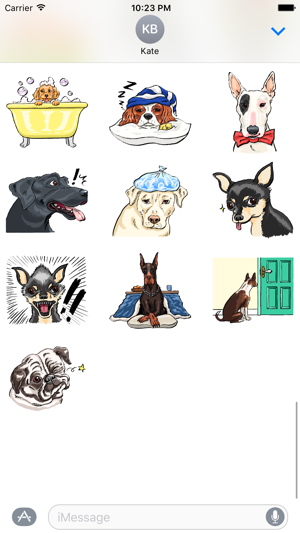 ‎P.S. I Love Dogs - Dog Stickers Screenshot