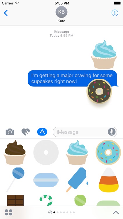Sweets Sticker Pack for iMessage