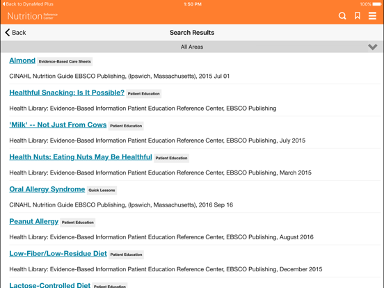 Screenshot #6 pour Nutrition Reference Center