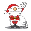 Funny Santa Claus Stickers