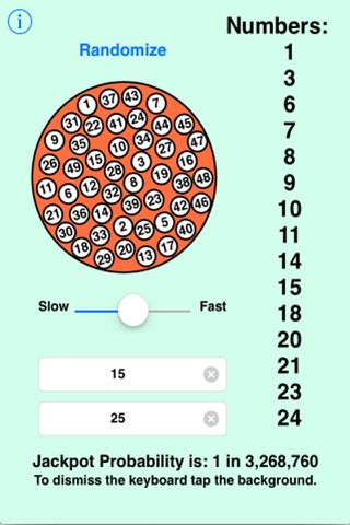 Lotto Randomizer screenshot 4