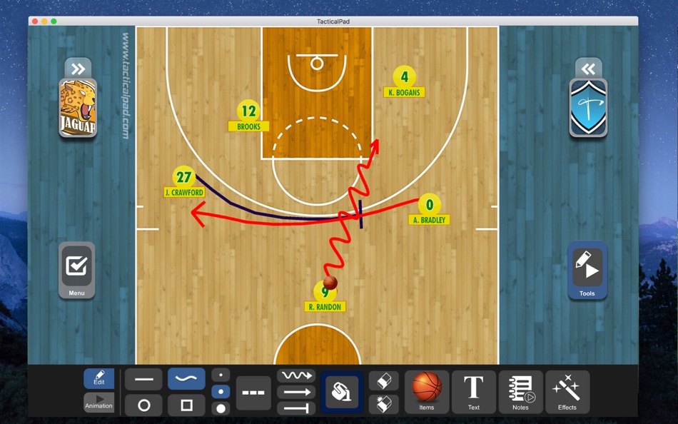 #2. TacticalPad Basketball (macOS) By: Temma Software